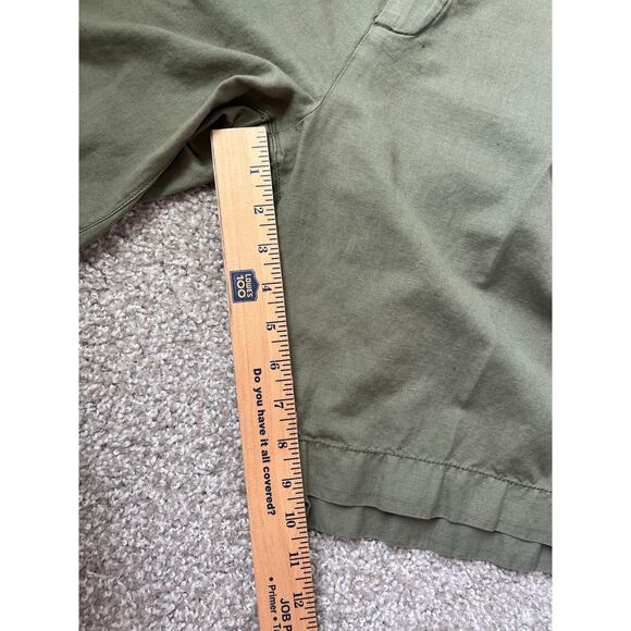 Faherty Green Malibu Short Linen Blend Chino Lightweight Casual Summer Size 40 - Picture 10 of 11